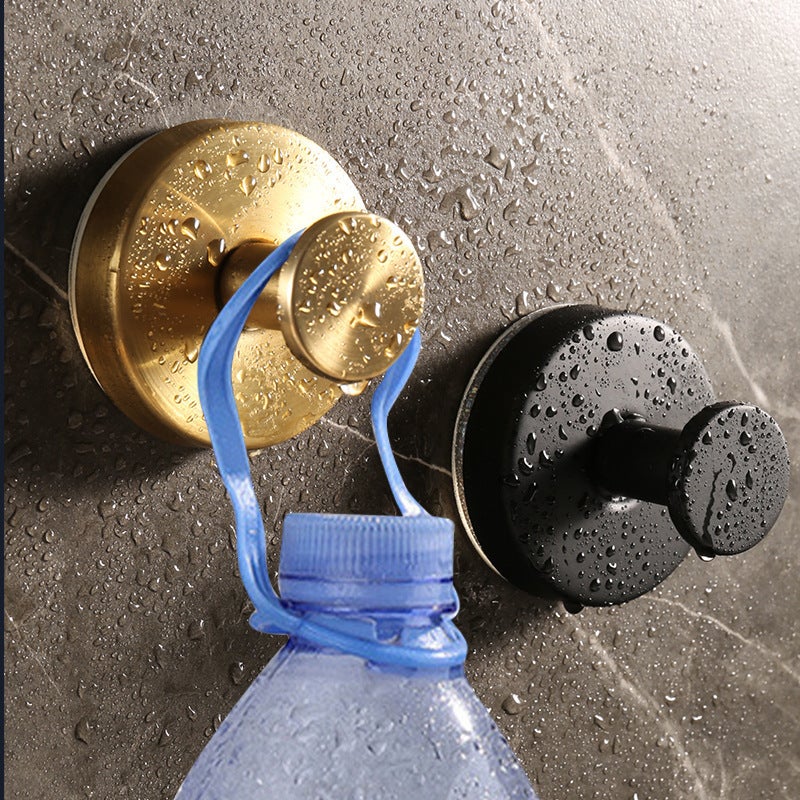Stainless Steel Strong Suction Cup Hook Kitchen Bathroom Towel Hook Punch-Free Toilet Metal Coat Hook - Image 4